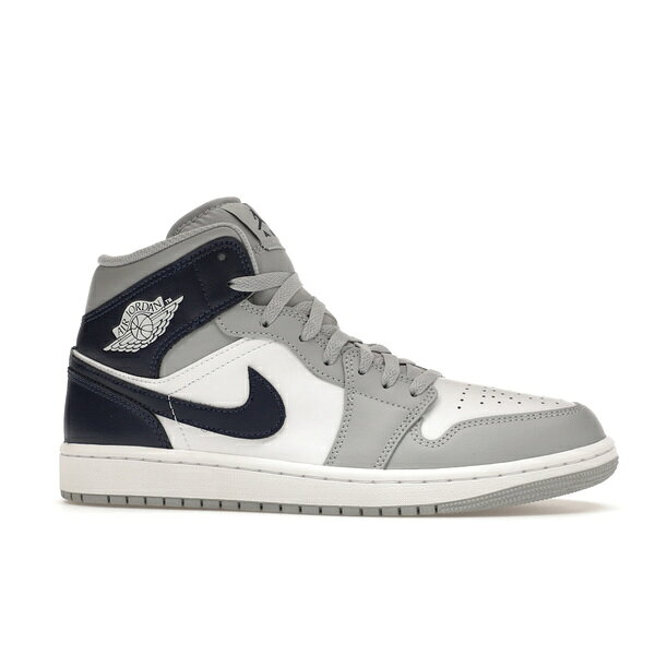 Jordan ジョーダン メンズ スニーカー 【Jordan 1 Mid Wolf Grey Midnight Navy】 サイズ US_10.5(28.5cm) White/Wolf Grey/Midnight Navy