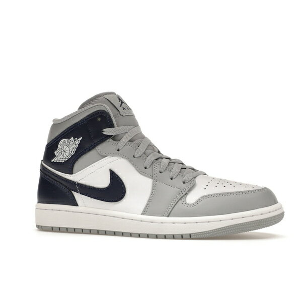 Jordan ジョーダン メンズ スニーカー 【Jordan 1 Mid Wolf Grey Midnight Navy】 サイズ US_10.5(28.5cm) White/Wolf Grey/Midnight Navy