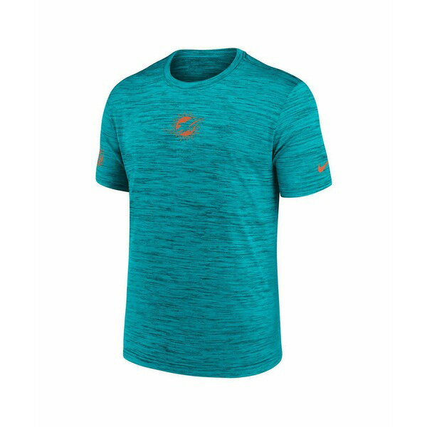 ナイキ メンズ シャツ トップス Men's Aqua Miami Dolphins Big Tall Sideline Velocity Performance T-Shirt Aqua