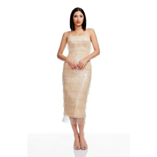 ドレスザポプレーション レディース ワンピース トップス Women's Viviana Strapless Bodycon Dress Champagne ドレスザポプレーション レディース ワンピース トップス Women's Viviana Strapless Bodycon Dress Champagne