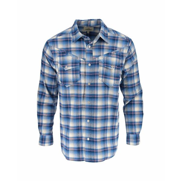 ソログッド メンズ シャツ トップス Men's Wellington Brushed Western Shirt Western horizon blue