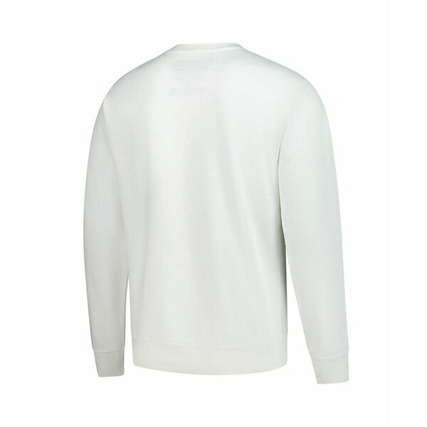 ミッチェル&ネス メンズ パーカー・スウェットシャツ アウター x Bud Men's Light White Cleveland Browns The Crest Pullover Sweatshirt White