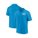 ファナティクス メンズ シャツ トップス Men's Cobalt Carolina Panthers Polo Shirt Cobalt