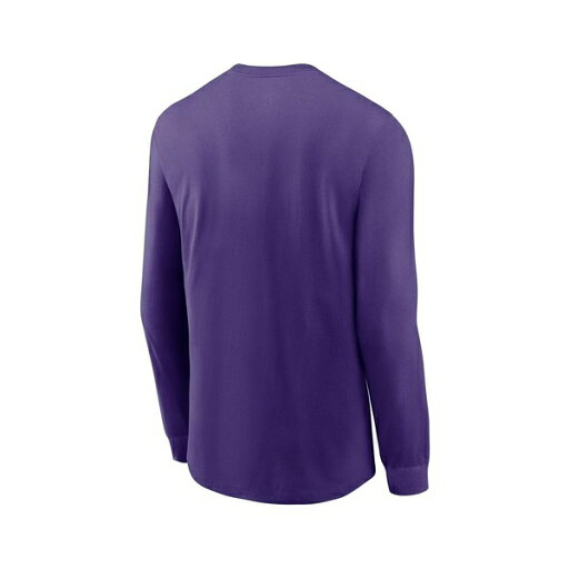 ナイキ メンズ シャツ トップス Men's Purple LSU Tigers 2025 Sideline Performance Long Sleeve T-Shirt Purple