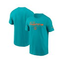ナイキ メンズ シャツ トップス Men's Aqua Miami Dolphins Sideline Performance T-Shirt Aqua