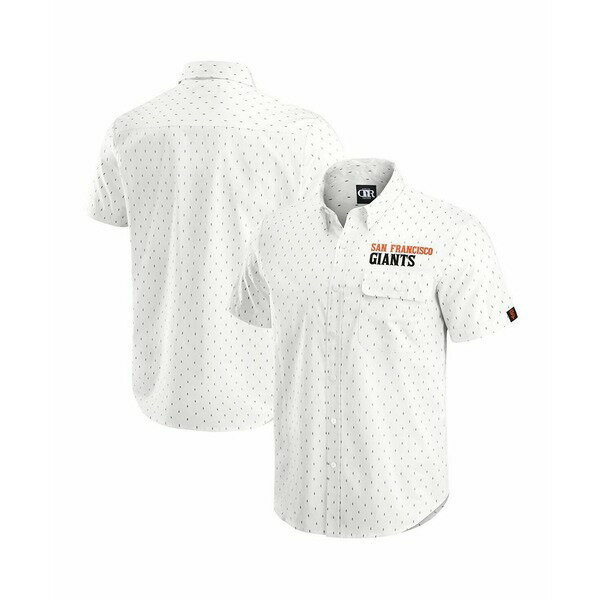 ファナティクス メンズ シャツ トップス Darius Rucker Collection by Men's Cream San Francisco Gian..