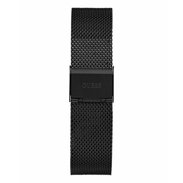 ゲス メンズ 腕時計 アクセサリー Men's Analog Black Mesh Watch 40mm Black