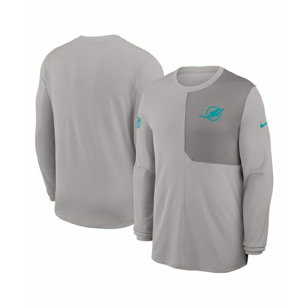 ■トップスサイズ 単位(cm) USサイズ｜胸囲(cm) XS(32-34in)｜84 S(34-36in)｜88 M(36-38in)｜94 L(38-40in)｜100 XL(42-44in)｜106 ■ブランド Nike (ナイキ)■商品名 Men's Gray Miami Dolphins Sideline Coach UV Performance Long Sleeve T-Shirt■こちらの商品は米国・ヨーロッパからお取り寄せ商品となりますので、 お届けまで10日〜2週間前後お時間頂いております。 ■各ブランド・商品・デザインによって大きな差異がある場合がございます。 ■あくまで平均的なサイズ表ですので、「参考」としてご利用ください。 ■店内全品【送料無料】です！（※沖縄・離島は別途送料3,300円がかかります）