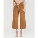 アベックレフィレ レディース カジュアルパンツ ボトムス Women's Mid Rise Drawstring-Waist Pants Santa Fe Umber