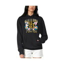 カールバンクス レディース カットソー トップス Women'sBlack San Diego Padres Flowers Graphic Pullover Hoodie Black