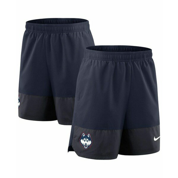 ナイキ メンズ カジュアルパンツ ボトムス Men's Navy UConn Huskies 2025 Sideline Performance Shorts Navy