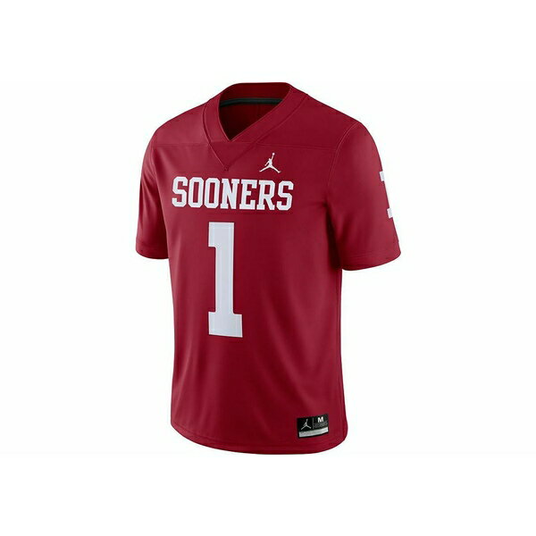 ジョーダン メンズ シャツ トップス Oklahoma Sooners Men's Player Game Jersey Crimson
