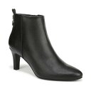 ライフストライド レディース ブーツ シューズ Women's Glow Zip Dress Short Boots Black Smooth Faux Lea...