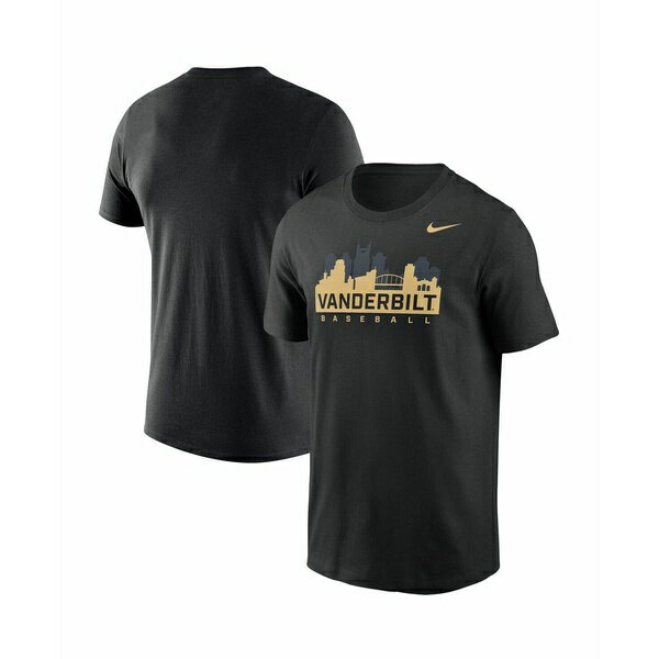 ナイキ メンズ シャツ トップス Men's Black Vanderbilt Commodores 2025 Baseball Game Week Legend T-Shirt Black(4)