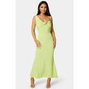 ベベ レディース ワンピース トップス Women's Airflow Cowl Maxi Dress Lime