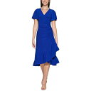 ケンジー レディース ワンピース トップス Flutter-Sleeve Midi Dress Cobalt
