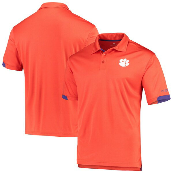 コロシアム メンズ ポロシャツ トップス Clemson Tigers Colosseum Santry Lightweight Polo Orange