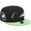 ˥塼  ˹ ꡼ Seattle Seahawks New Era Triple Outline 40th Season 9FIFTY Snapback Hat Black