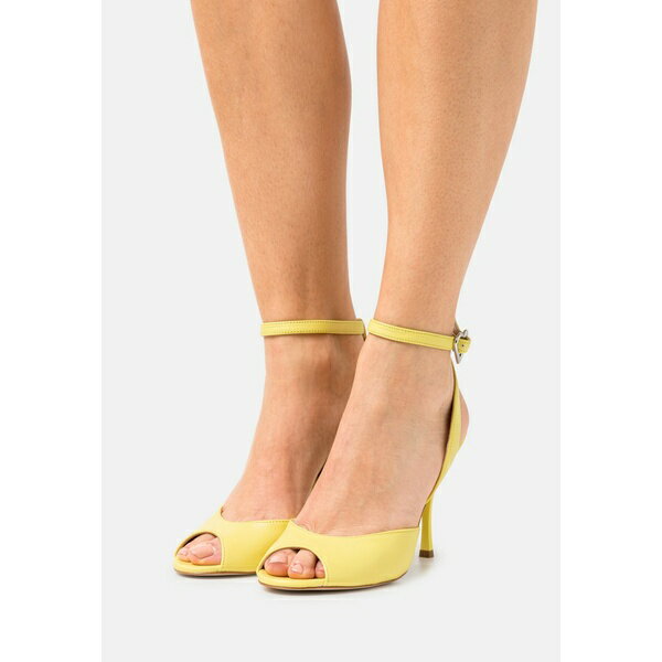 ブルーガール レディース サンダル シューズ CUORE - High heeled sandals - yellow