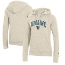 チャンピオン レディース パーカー・スウェットシャツ アウター Maine Black Bears Champion Women's Core 2.0 Fleece Pullover Hoodie Oatmeal