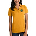 アンティグア レディース ポロシャツ トップス XULA Gold Antigua Women's Tribute Polo Gold