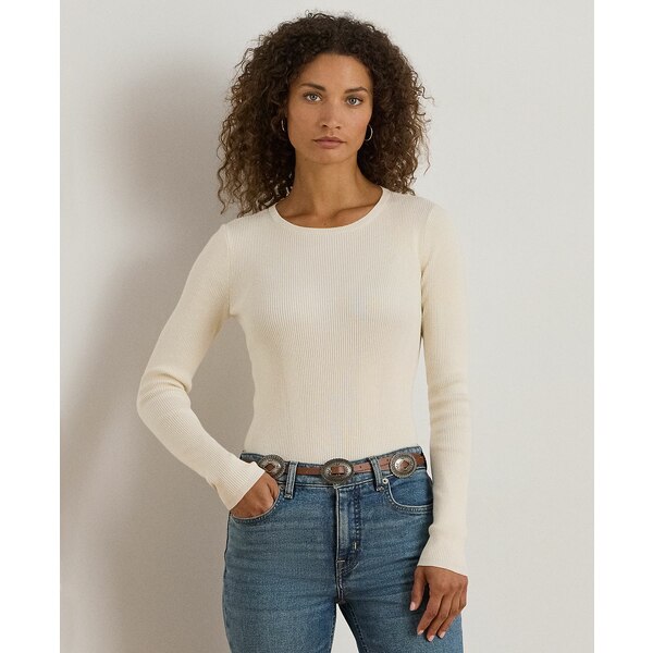 ラルフローレン レディース ニット&セーター アウター Women's Crewneck Sweater, P/XS-XXL Mascarpone..