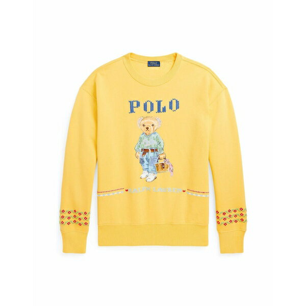 ラルフローレン POLO RALPH LAUREN レディース パーカー・スウェットシャツ アウター NEW ORLEANS POLO BEAR FLEECE SWEATSHIRT Yellow