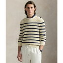 ラルフローレン メンズ ニット&セーター アウター Men's Striped Cotton-Linen Sweater Cream