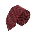 トラファルガー メンズ ネックレス・チョーカー アクセサリー Men's Baldwin Metallic Dash Silk Business Necktie Red