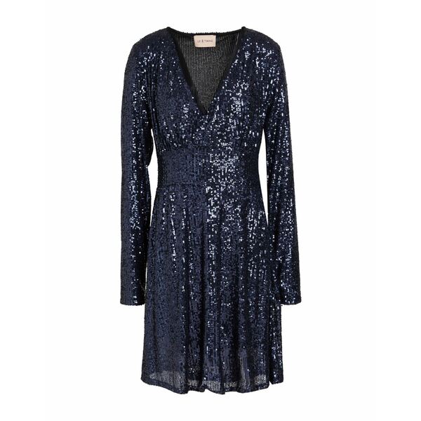 【送料無料】 ル ツインズ レディース ワンピース トップス Mini dresses Blue