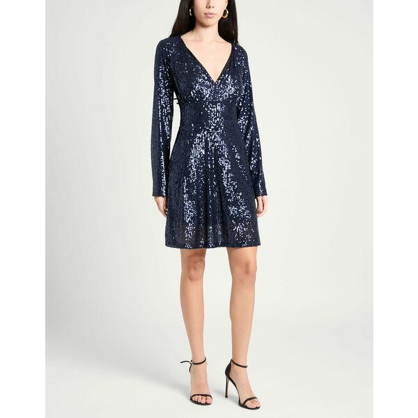 【送料無料】 ル ツインズ レディース ワンピース トップス Mini dresses Blue