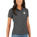 アンティグア レディース ポロシャツ トップス Charlotte 49ers Antigua Women's Legacy Pique Polo Charcoal