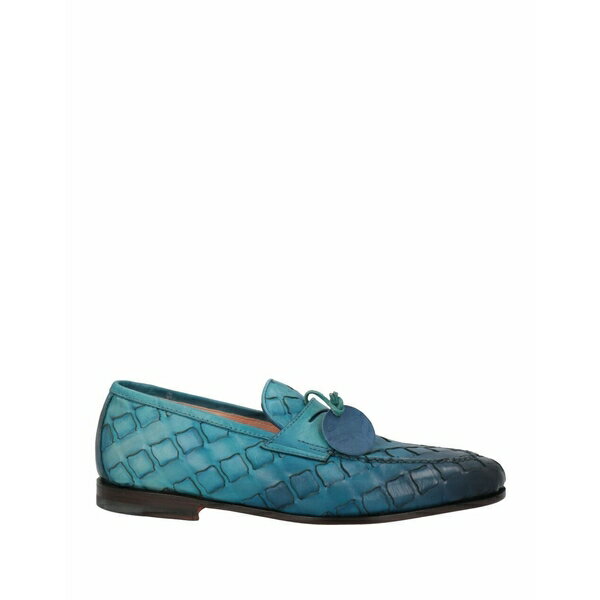 【送料無料】 サントーニ メンズ スリッポン・ローファー シューズ Loafers Bright blue