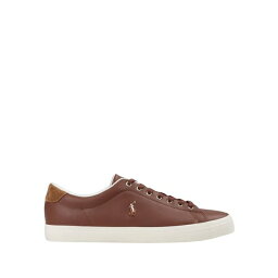 ポロ ラルフローレン レザースニーカー （メンズ） ラルフローレン メンズ スニーカー シューズ LONGWOOD LEATHER SNEAKER Brown