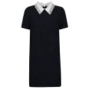 ヌメロ ヴェントゥーノ レディース ポロシャツ トップス Mid-length Embellished Collar Dress Blu