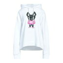 【送料無料】 ディースクエアード レディース パーカー・スウェットシャツ アウター Sweatshirts White