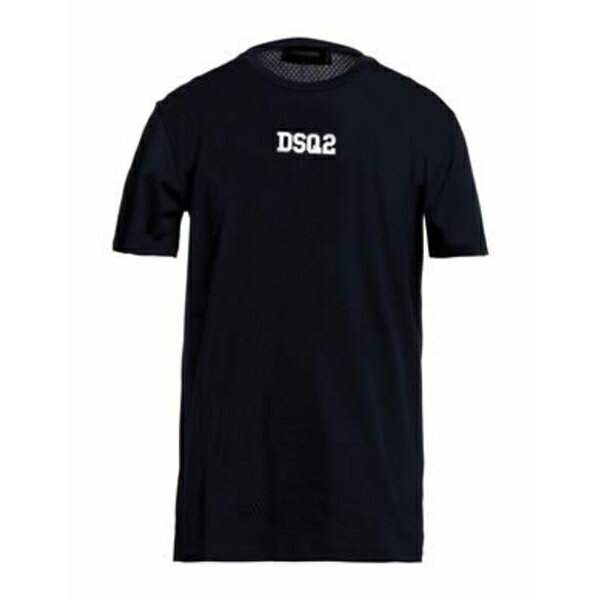 【送料無料】 ディースクエアード メンズ Tシャツ トップス T-shirts Blue