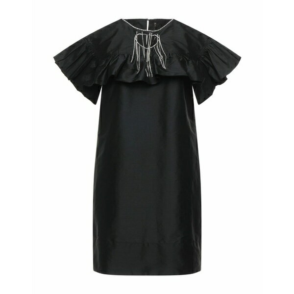 マニラグレース MANILA GRACE レディース ワンピース トップス Short dresses Black