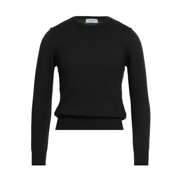 【送料無料】 グランサッソ メンズ ニット&セーター アウター Sweaters Black(4)