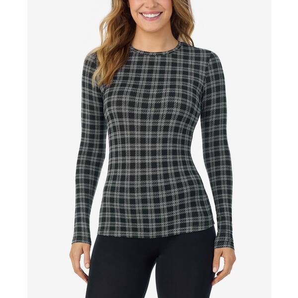 クドルドッズ レディース カットソー トップス Women's Long Sleeve Crewneck Top Grey Pld