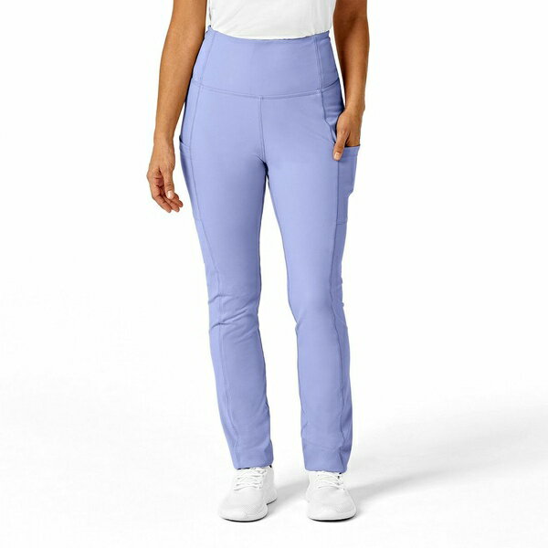 ウィンク レディース カジュアルパンツ ボトムス Women's RENEW Straight Leg Yoga Scrub Pant Ceil blue