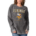 J[oNX fB[X p[J[EXEFbgVc AE^[ Minnesota Vikings GIII 4Her by Carl Banks Women's Comfy Cord Pullover Sweatshirt Black