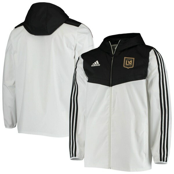 アディダス メンズ ジャケット＆ブルゾン アウター LAFC adidas Tiro FullZip Windbreaker Jacket White