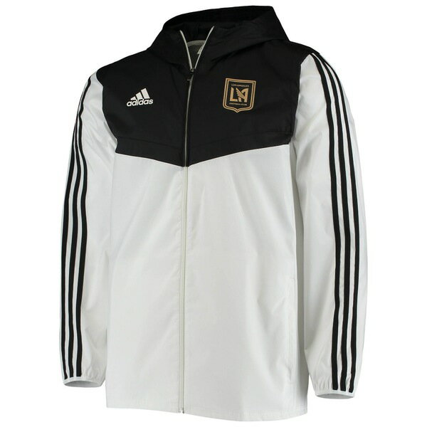 アディダス メンズ ジャケット＆ブルゾン アウター LAFC adidas Tiro FullZip Windbreaker Jacket White