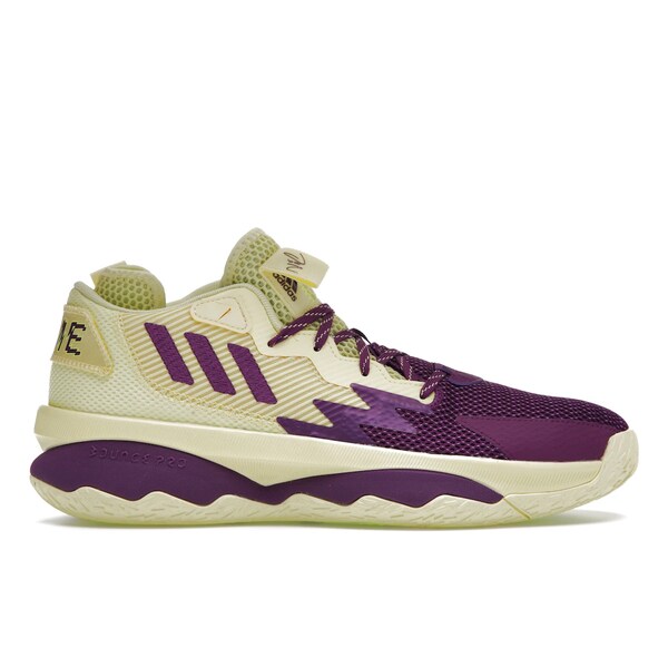 adidas アディダス メンズ スニーカー 【adidas Dame 8 Dame Time】 サイズ US_10.5(28.5cm) Yellow Tint/Glory Purple/Signal Green