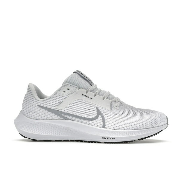 Nike ナイキ メンズ スニーカー 【Nike Air Zoom Pegasus 40 White Black Photon Dust】 サイズ US_7.5(25.5cm) White/Black/Photon Dust/Wolf Grey