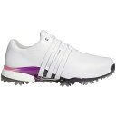adidas アディダス メンズ スニーカー 【adidas Tour360 24 Golf Cloud White Shadow Fig Aurora Black】 サイズ US_M_13 Cloud White/Shadow Fig/Aurora Black(4)