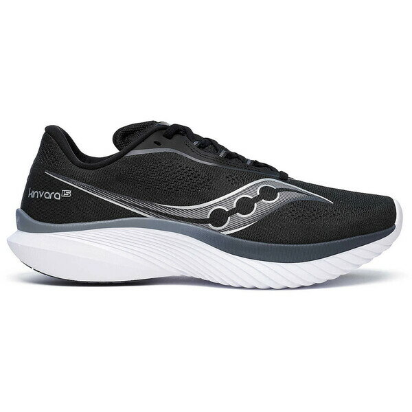 Saucony サッカニー メンズ スニーカー 【Saucony Kinvara 15 Black White】 サイズ US_8.5(26.5cm) Black/White
