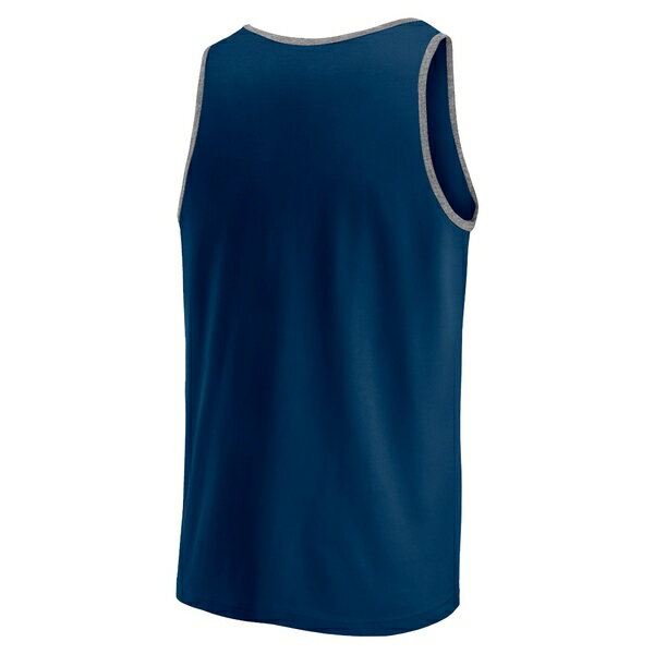 ファナティクス メンズ Tシャツ トップス Chicago Bears Fanatics Bet Tank Top Navy