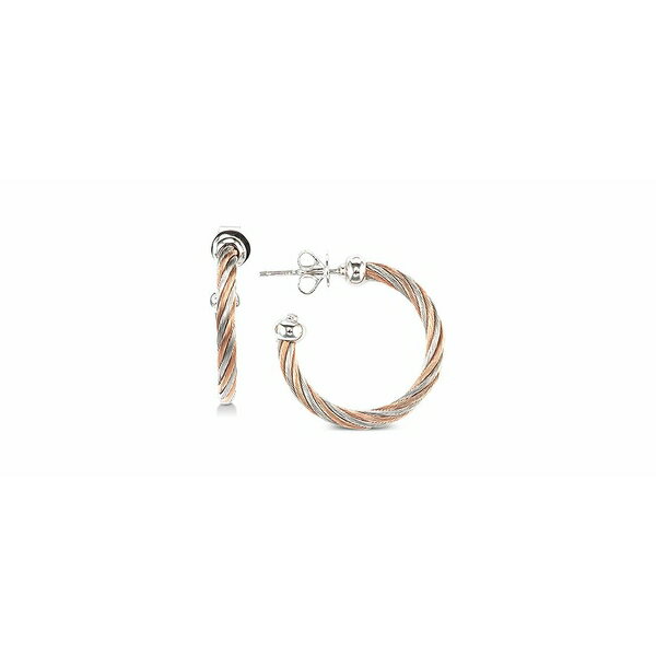 ꥪ ǥ ԥ ꡼ Two-Tone Cable Twist Hoop Earrings in St...